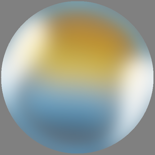 The bubble described above on a grey background